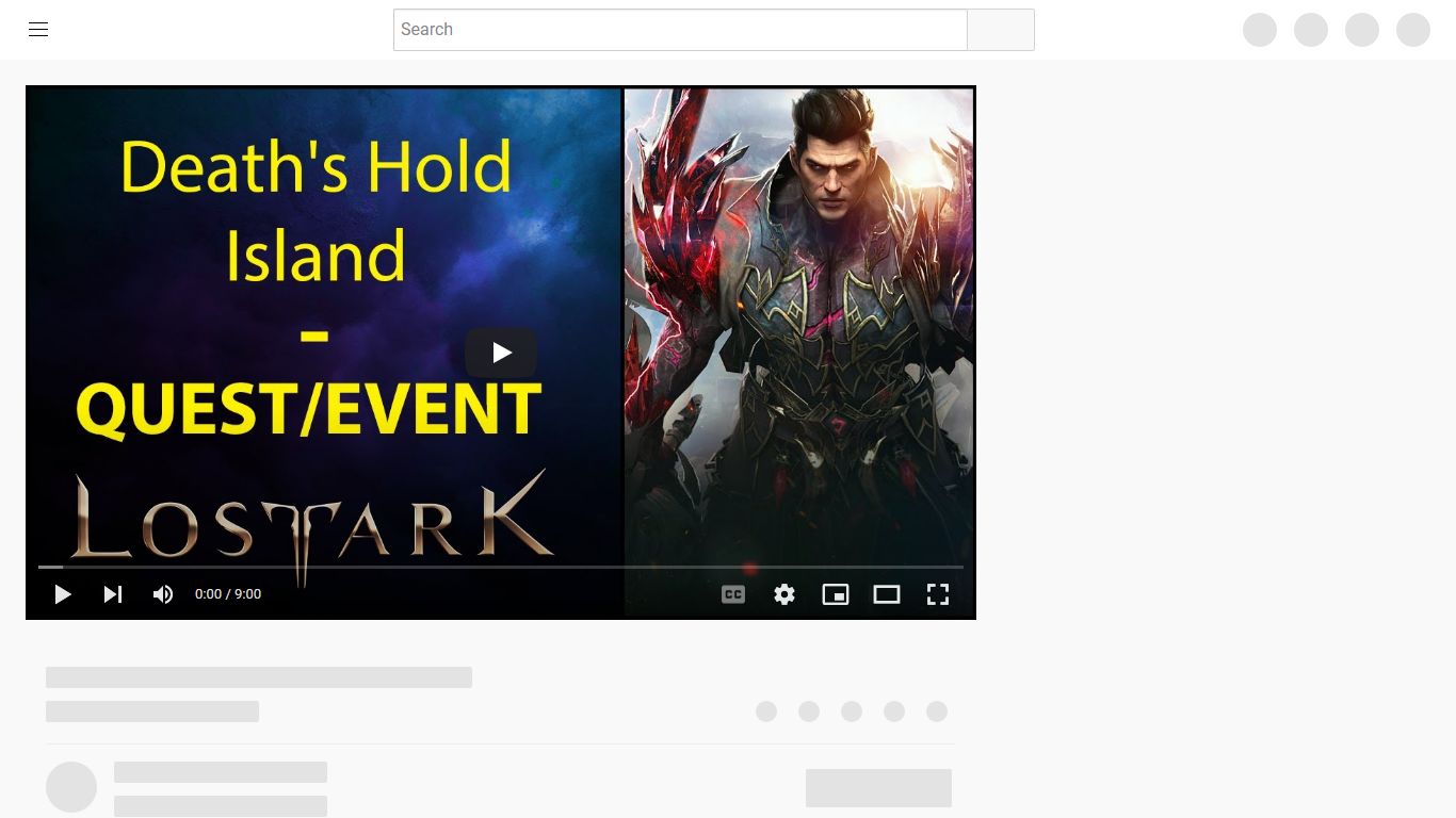 Death's Hold Island - Quest/Event - Lost Ark - YouTube